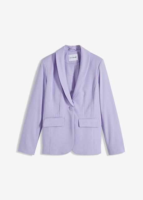 Blazer ?�l?�gant avec bouton - lavande