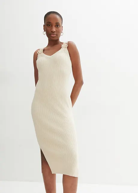 Robe en maille coton et soie, bonprix