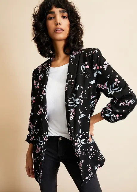 Blazer long imprimé, bonprix