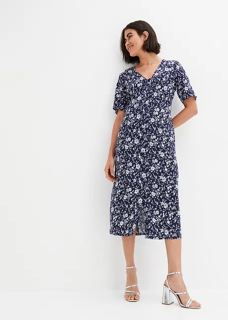 Robe - bleu foncé/blanc/bleu clair à fleurs