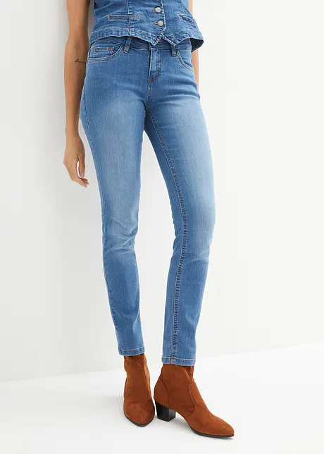 Jean Skinny taille moyenne, extensible, bonprix