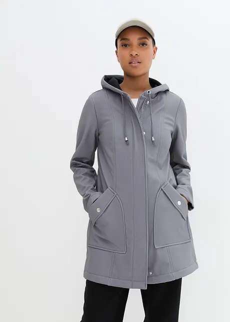 Parka softshell avec capuche, bonprix