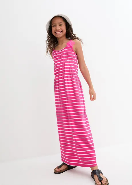 Robe longue fille avec fleur, bpc bonprix collection