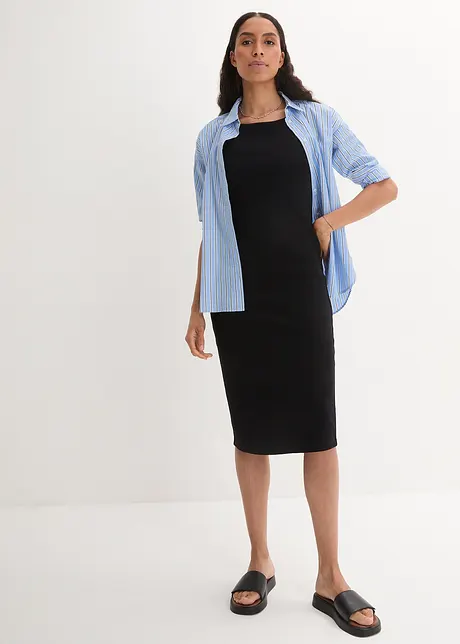 Robe  en jersey coton extensible, bonprix
