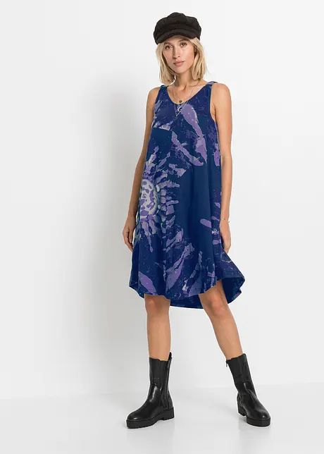 Robe en jersey à imprimé batik, bonprix