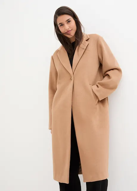 Manteau léger aspect laine, bonprix