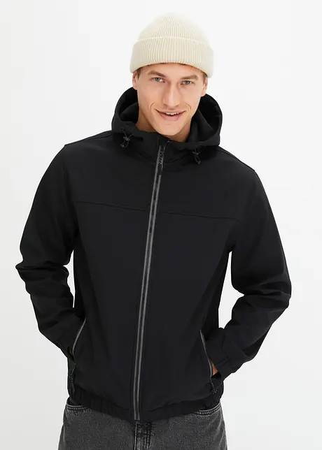 Veste softshell avec capuche, bonprix