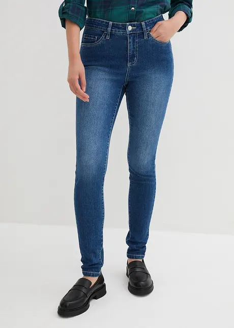 Jean sculptant Skinny, taille moyenne, bonprix