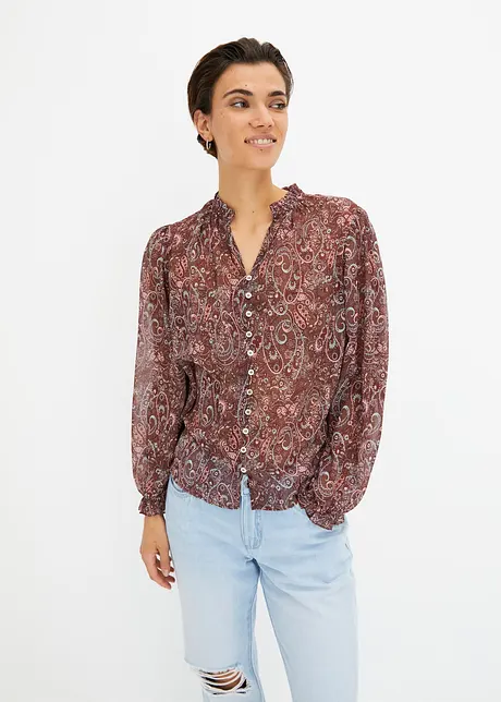 Blouse à volants, bonprix