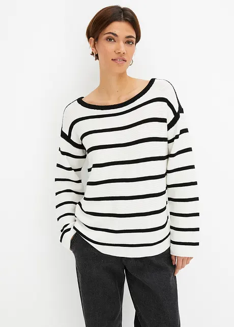 Pull en maille oversize, bonprix