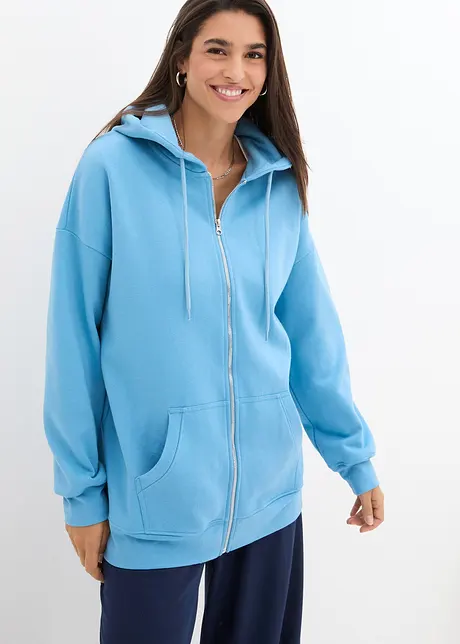 Sweat zippé à capuche, bonprix