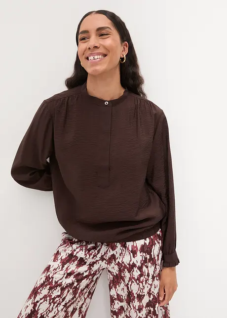 Blouse ample, effet froissé, bonprix