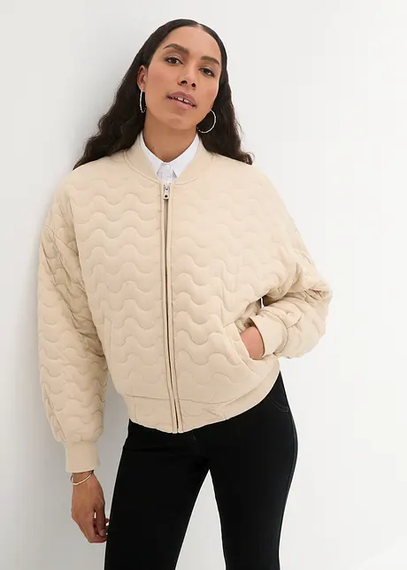 Blouson matelassé en sweat, bonprix