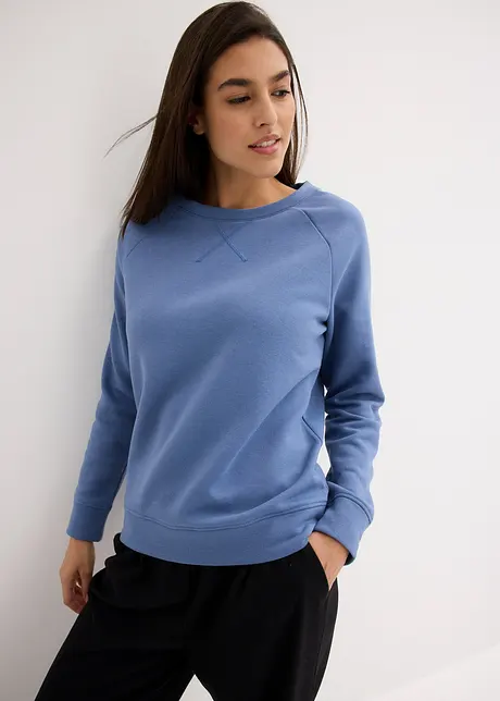 Sweat basique avec polyester, bonprix