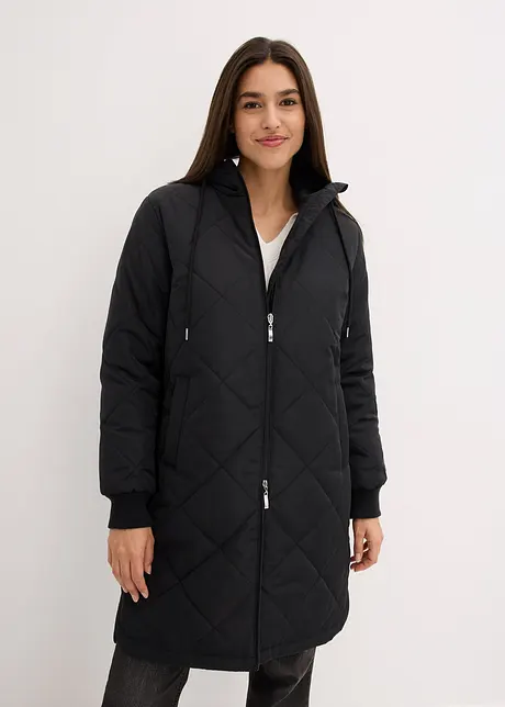 Manteau court à capuche, matelassé, bonprix