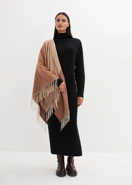 Robe en maille en laine mérinos, bonprix