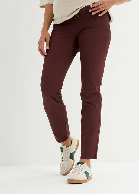 Pantalon de grossesse en twill extensible, Slim Fit, bonprix