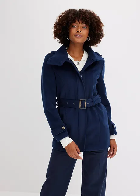 Manteau court avec teneur en laine, bonprix