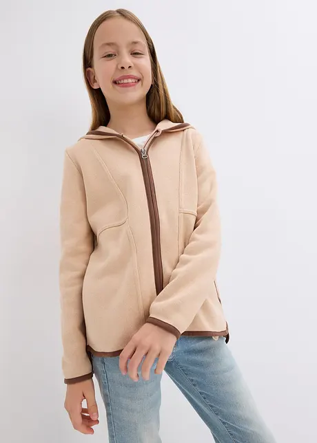 Veste chaude en maille polaire, fille, bonprix