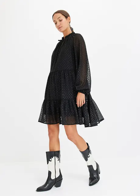 Robe-tunique avec effet brillant, bonprix