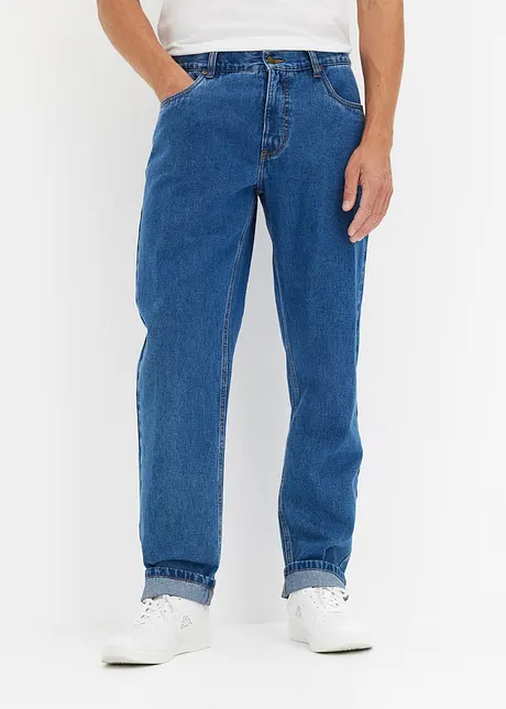 Jean Straight Regular Fit en denim non déformable, bonprix