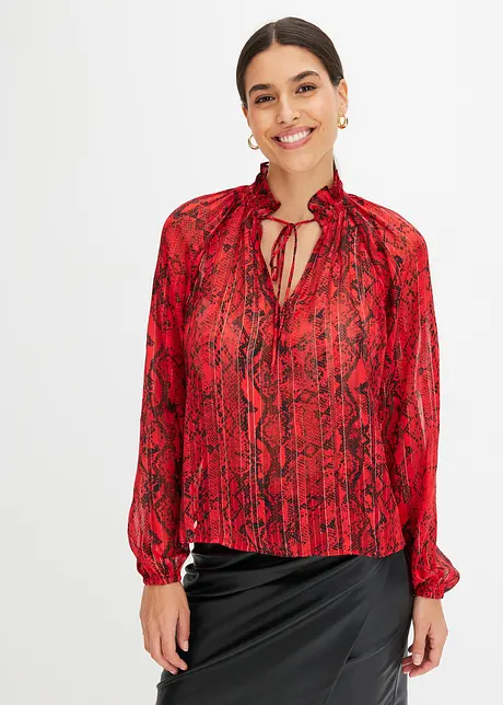 Blouse en crêpe, bonprix