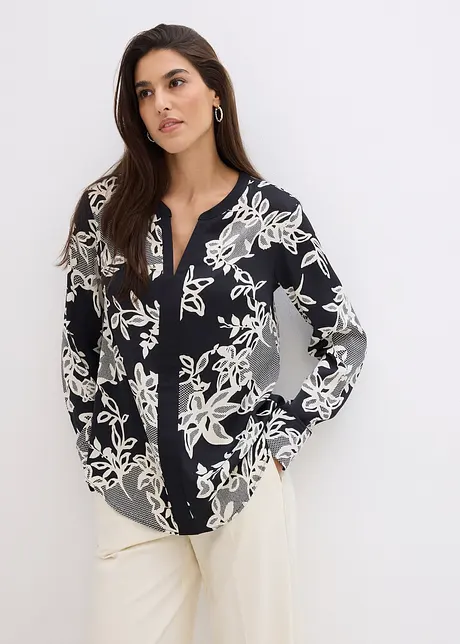 Blouse-tunique imprimée, bonprix