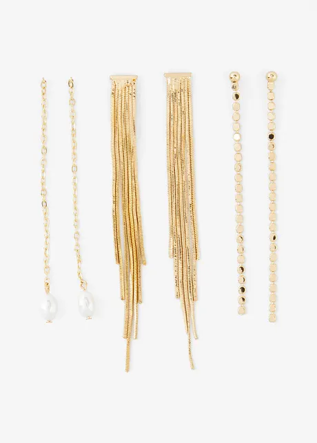 Lot de 6 paires de boucles d'oreille, bonprix