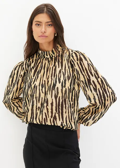 Blouse en crêpe, bonprix