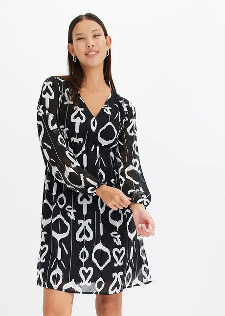 Robe en crêpe, bonprix