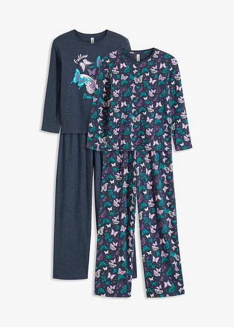 Lot de 2 pyjamas, bonprix