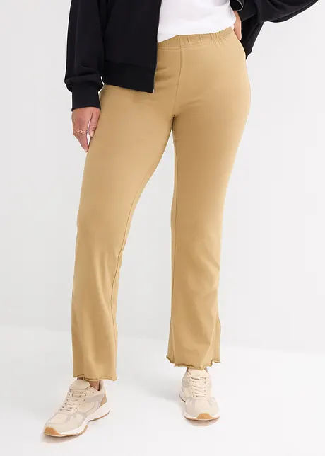 Legging à taille confortable - olive clair/noir