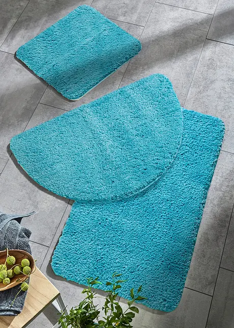 Tapis de bain tufté uni et haut, bonprix