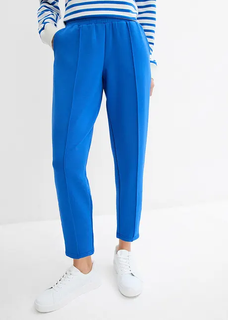 Pantalon de jogging en matière néoprène, taille élastiquée - bleu arctique