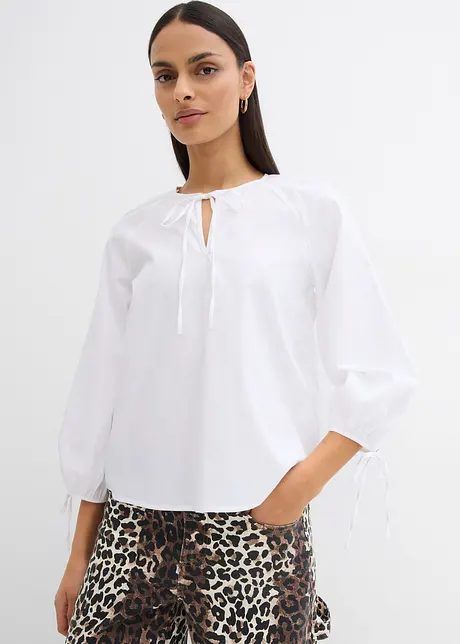 Tunique-blouse à nœud, bonprix