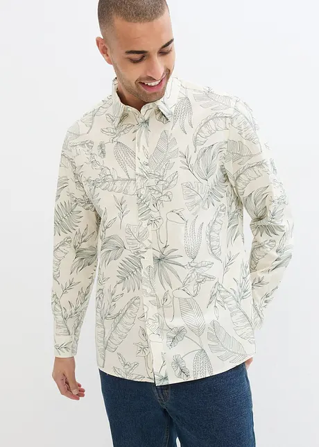 Chemise manches longues en coton, bonprix