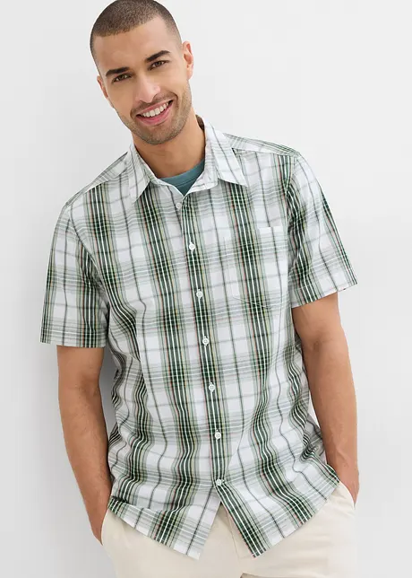 Chemise manches courtes 100% coton, bonprix