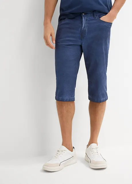 Bermuda long en toile délavée, regular, bonprix