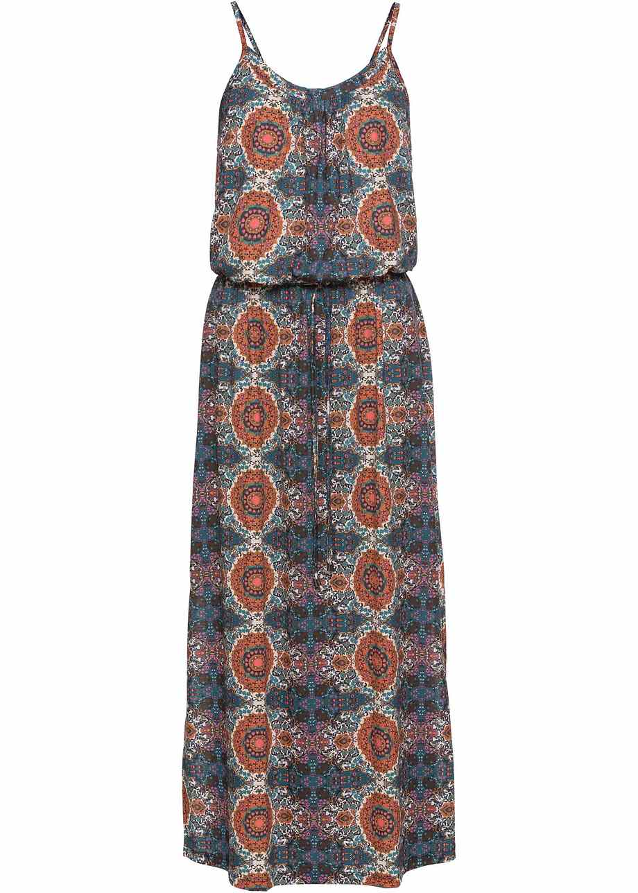 Robe Longue D'été En Viscose – Sans Manches, Col V, Fentes Latérales | Paréo, Couverture De Plage, Tenue Décontractée Femme - 11