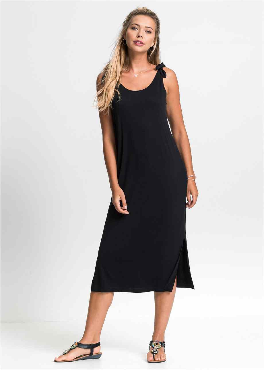 long black jersey robe