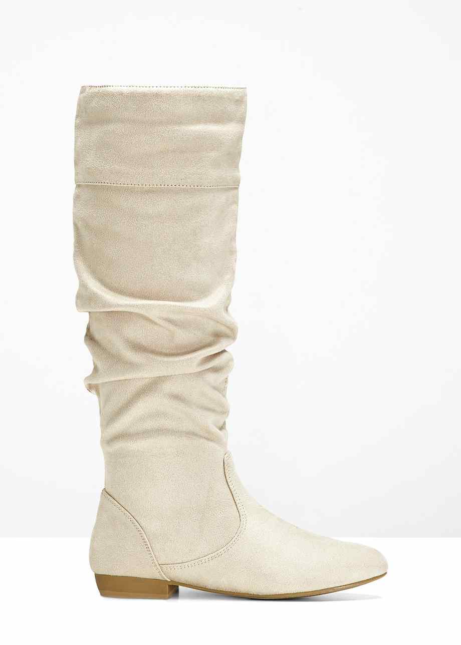 bottes ecru beige femme