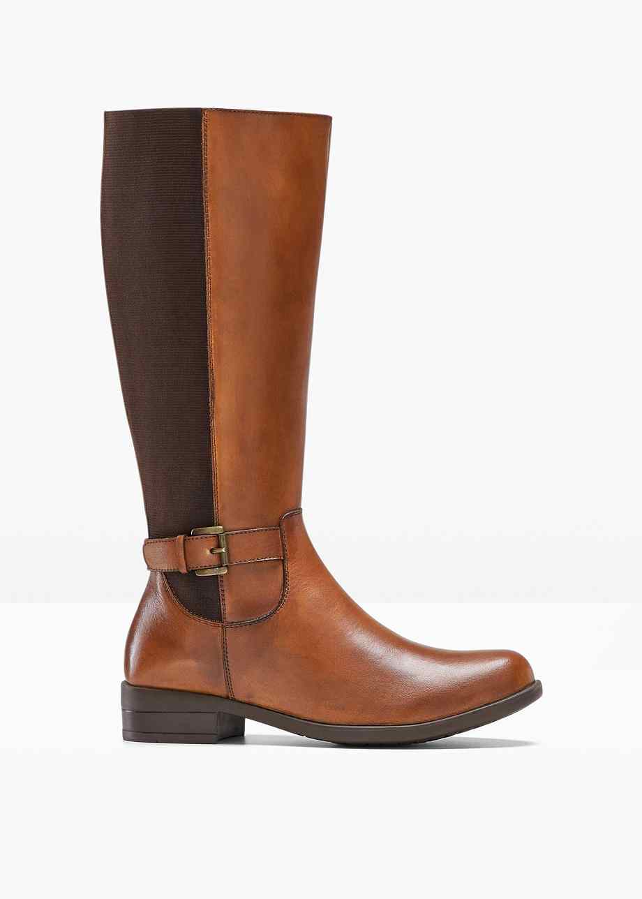 botte femme cognac
