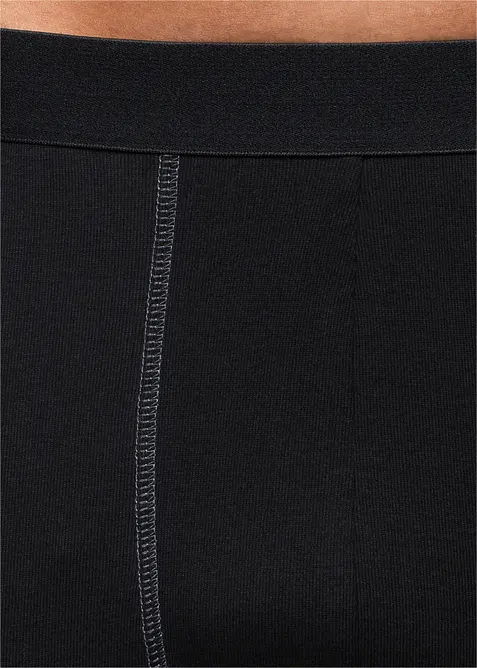 Caleçon long en coton côtelé, bonprix