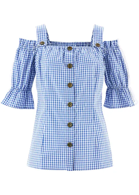 Blouse bavaroise à manches 1/2, bonprix