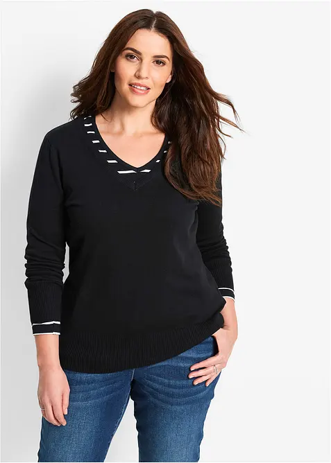 Pull en fine maille, bonprix