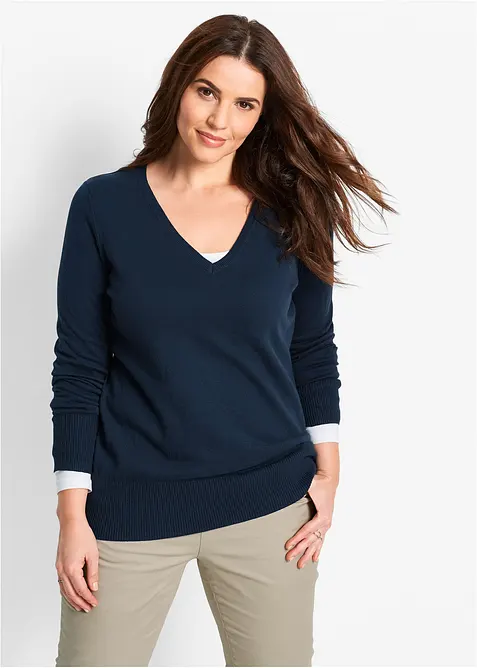 Pull en fine maille, bonprix