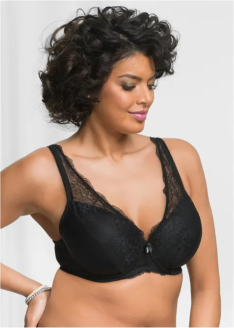 Soutien-gorge à coques et dentelle, bonprix