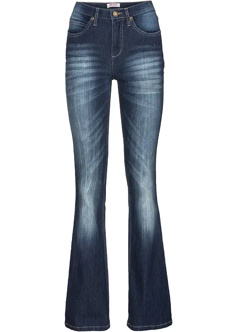 Jean bootcut taille haute, extensible et confortable, bonprix