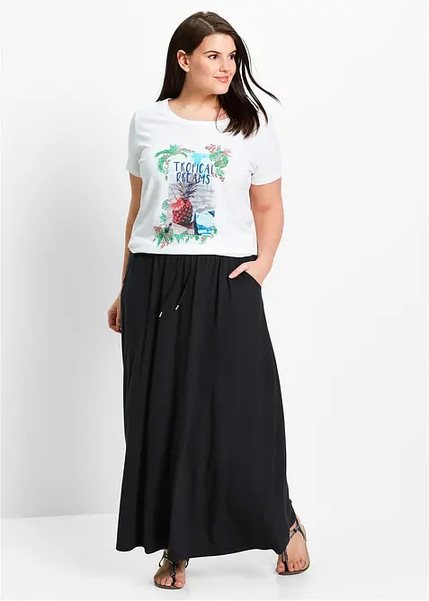 Jupe en jersey viscose, bonprix