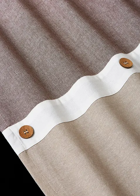 Panneau en coton avec boutons (1 pce.), bonprix